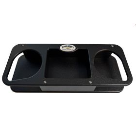 Deep Blue Marine Double Cup Holder w/Suction Cups - Black