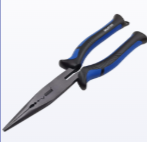 Mustad Pliers Straight Nose 7" Blue Line
