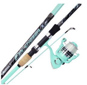 Okuma Fin Chaser X Spinning Combo 6ft 6in 2pc Sea Foam