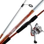 Okuma Steeler XP Spinning Combo 6ft 6in 2pc Blaze Orange