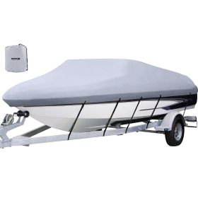 Waterproof Boat Cover, 14'-16' Trailerable Boat Cover