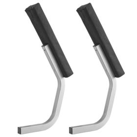 Boat Trailer Guide on, 20", One Pair Trailer Pontoon Bunk Board Guide-ons, Steel Trailer Guides, Complete Mounting Accessories Included, for Ski