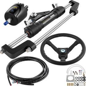 Hydraulic Boat Steering Kit 300HP, Hydraulic Steering Kit Helm Pump